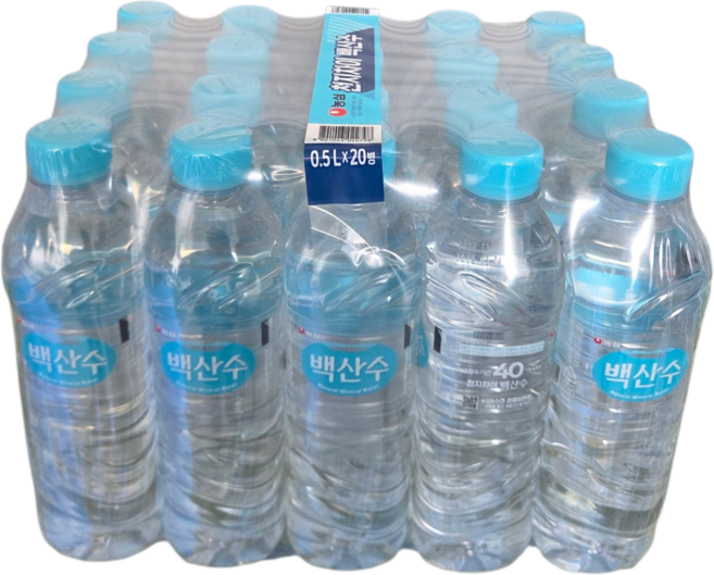 백산수, 500ml, 80개