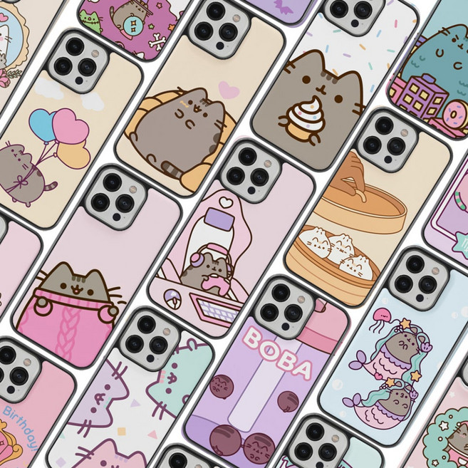 푸신캣 고양이 케이스 LG G6 G7 G8 V30 V40 V50 V50S 벨벳 Q6 Q7 Q8 Q9 Q52 Q61 X4 X6