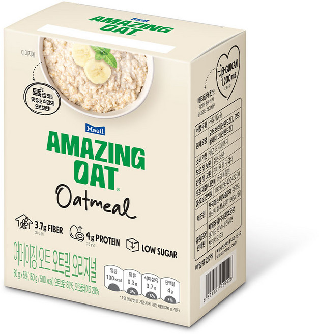 매일유업 어메이징오트 오트밀 오리지널 150g, 1박스