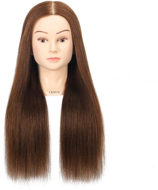 비너스가발 100인모 22인치 업스타일전용통가발 브라운내추럴, 100인모 22인치(F-내추럴), 1개