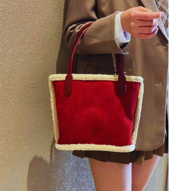 여성 겨울 패션 가방 토트백