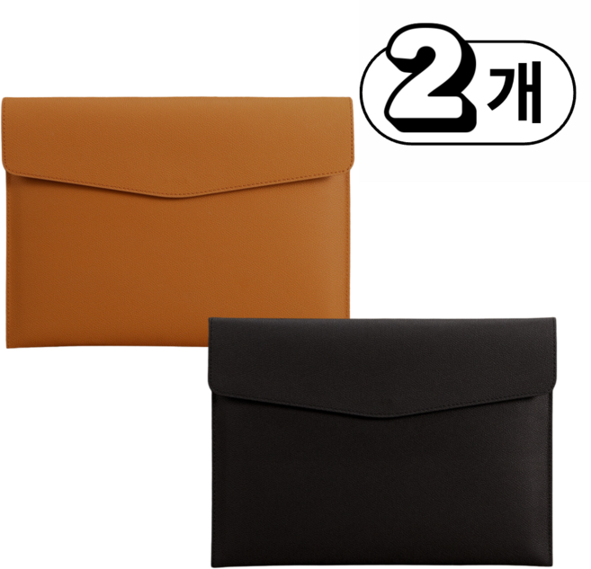 가벼운 A4 서류 파일 케이스 파우치 클러치, 1세트