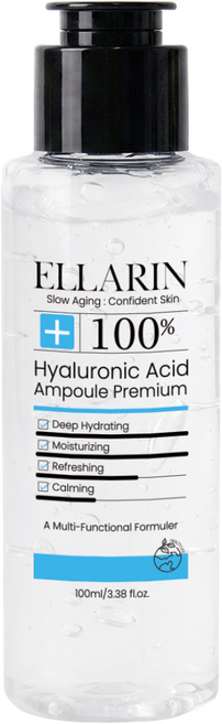 엘라린 히알루론산원액 100% 앰플 프리미엄, 1개, 100ml