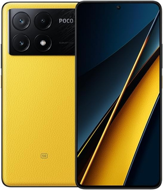 샤오미 포코 X6 PRO 512GB + 12GB 공기계 잠금해제, Yellow