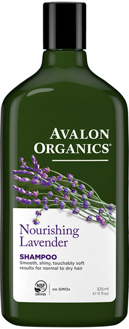 아발론 오가닉스 너리싱 라벤더 샴푸 약산성 탈모 비건 오가닉 손상 모발 두피 케어, 325ml, 2개