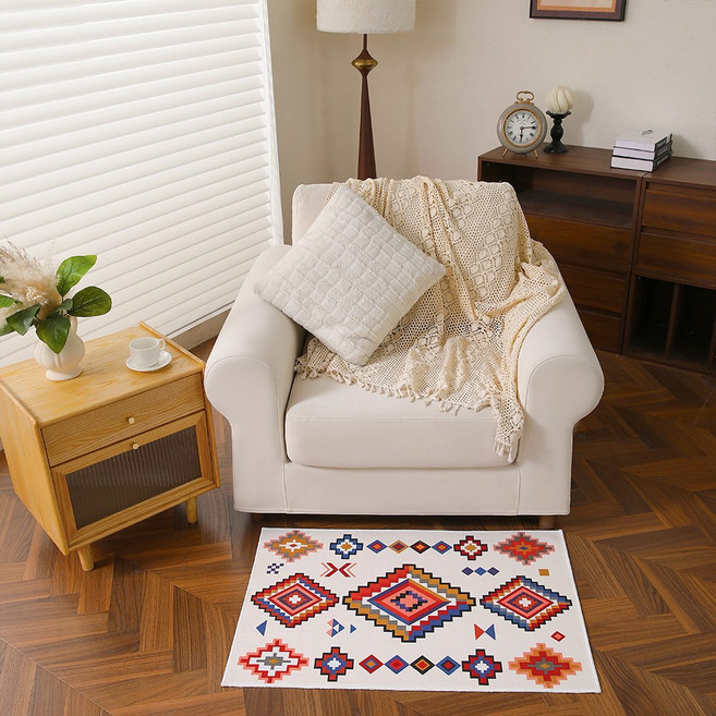 [2026] HM-CH 거실 침실 캐시미어 라이크 카펫 방수 미끄럼 매트