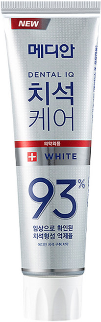 Median 93%強效淨白去垢牙膏 韓國 敏感性牙齒, 120g, 1條