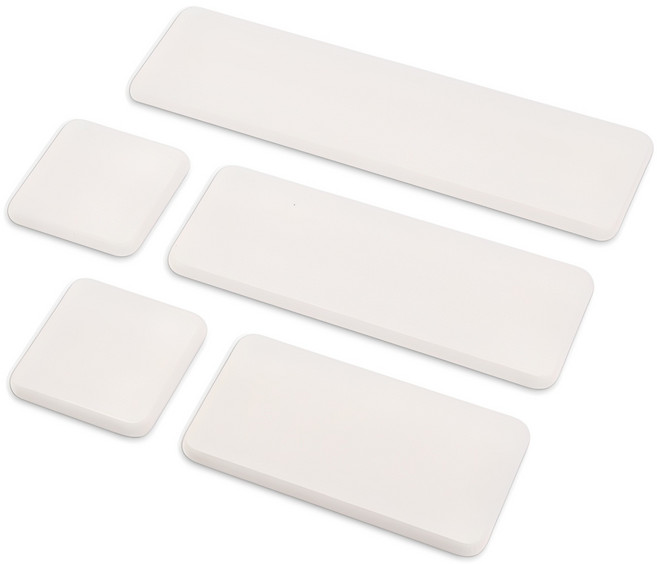 5종 세트 규조토 트레이 욕실 정리 받침 코스터 비누 받침대 화장실 사각 비누받침 세면대 주방, R99593W(화이트, 화이트, 1개