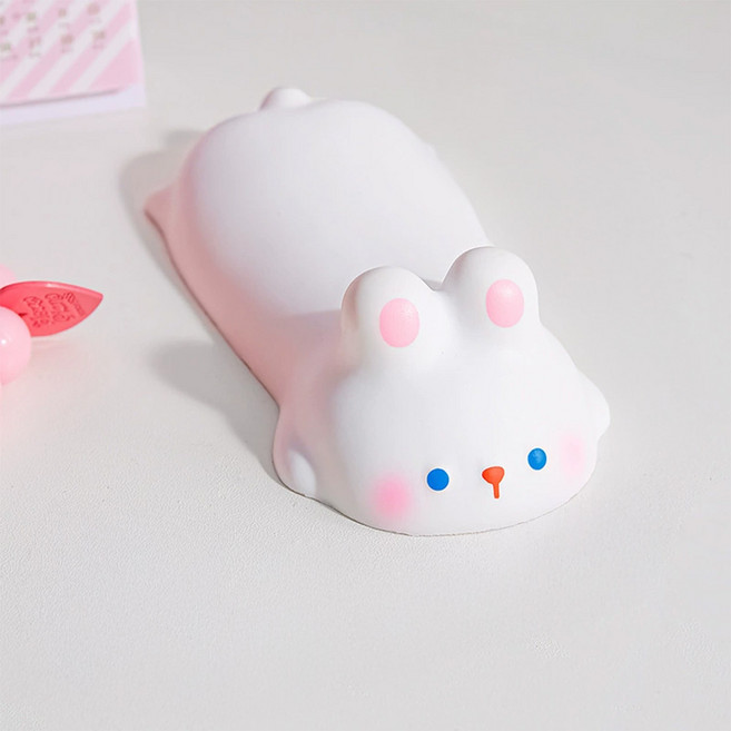 뉴프렐류드 메모리폼 귀여운 마우스 손목 받침대, 1개, 토끼