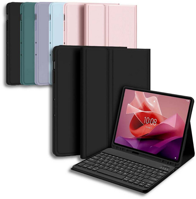 레노버 샤오신 패드 프로 12.7 1세대 P12 QHD 호환 블루투스 키보드 케이스 커버, 하늘, 1개