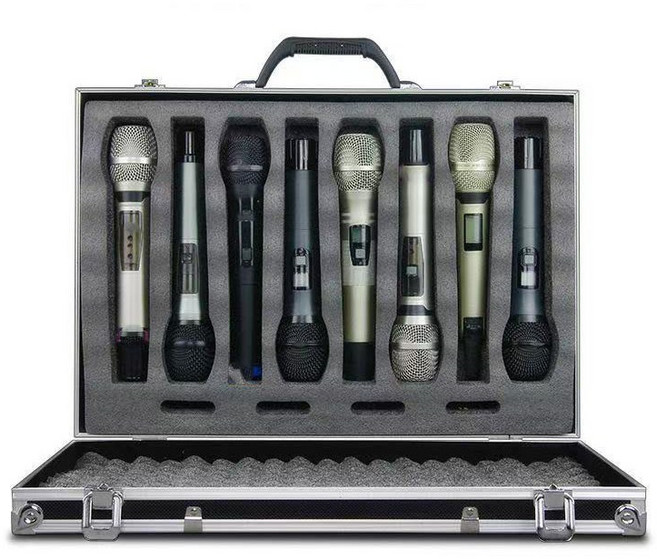 마이크보관함 마이크가방 케이스 음향장비 블랙 이중강화 1개 블랙 이중강화 × 1개