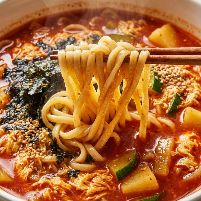 장칼국수 수제비 장칼제비 밀키트 250g, 1개