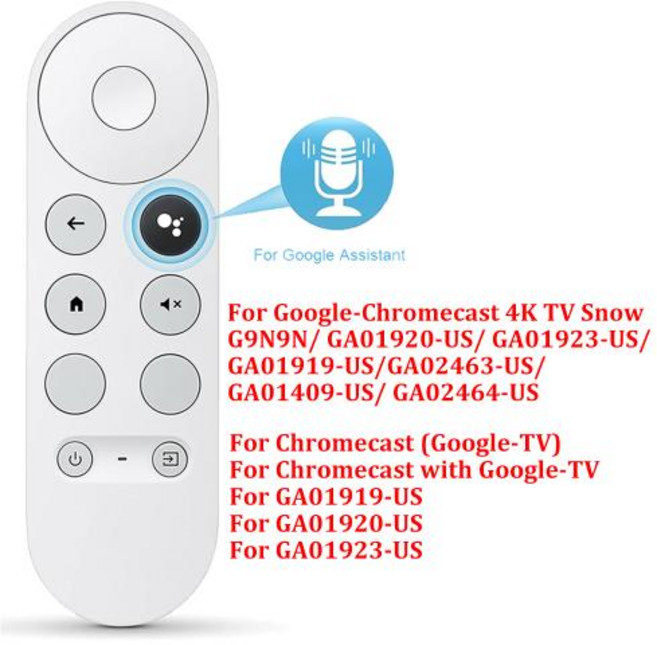 구글 TV용 범용 리모컨 크롬캐스트 4K 스노우 셋톱 박스 리모컨