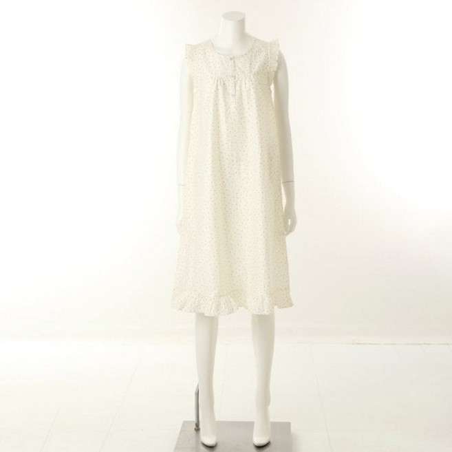 비너스 브랜드관 이월상품}VEV3933L 깔끔하면서도 귀여운 도트 나염을 활용한 민소매 원피스 2939110