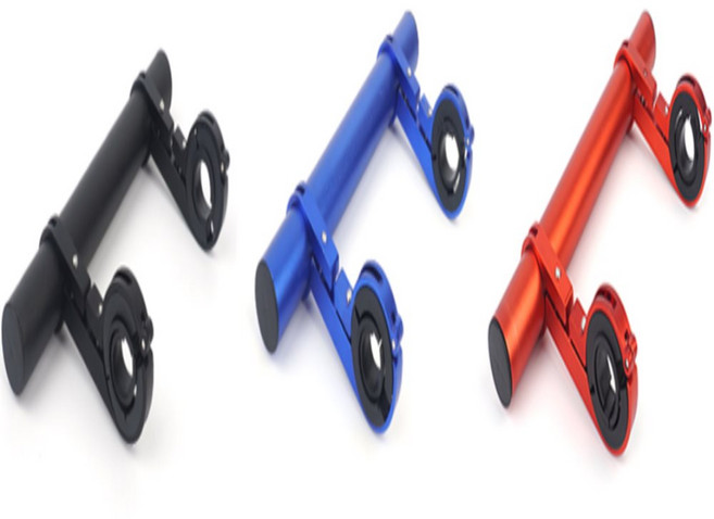 후스토어 알루미늄 자전거 확장 핸들바 20CM 튜닝부품, 레드