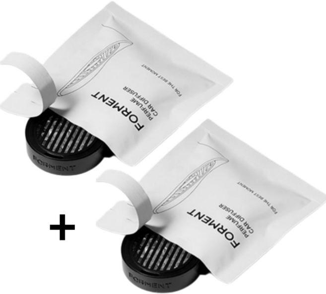 포맨트 퍼퓸 썸퓨저 차량용방향제, 1개, (리필+리필) 코튼허그