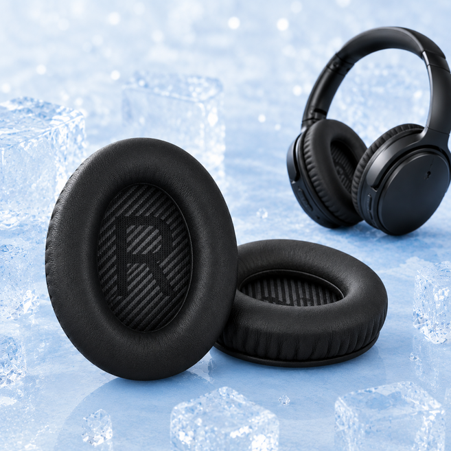 보스 QC35 QC25 이어 커버 솜 QC25 QC15 AE2 헤드셋 커버 교체, 1세트, 블랙