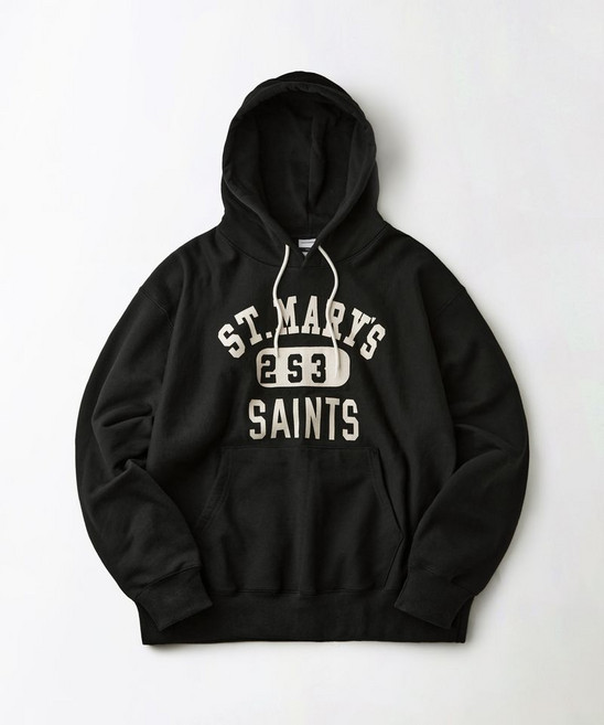 [아웃스탠딩] V.S.C HOOD SWEAT(MARYS)_BLACK