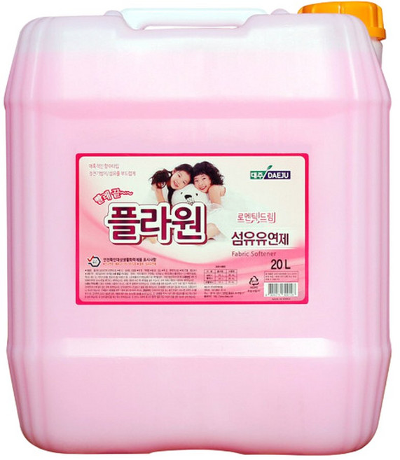 대주 플라원 빨래방 대용량 섬유유연제 20L, 1개