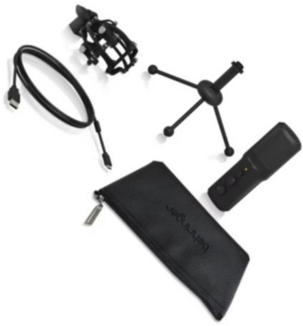 스트리머 팟캐스터 게이머 녹음 VoIP 통화를 위한 BEHRINGER BU200 단일지향성 콘덴서 USB 마이크