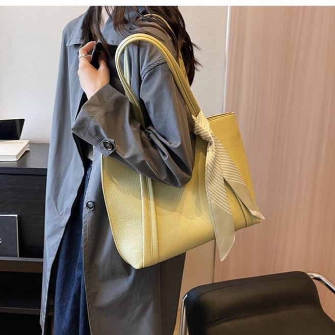 RlikeU 빅 숄더백 트윌리 포인트 심플 데일리 가방 BAG-5374