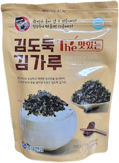 김앤김 김도둑 The 맛있는 김가루, 70g, 3개