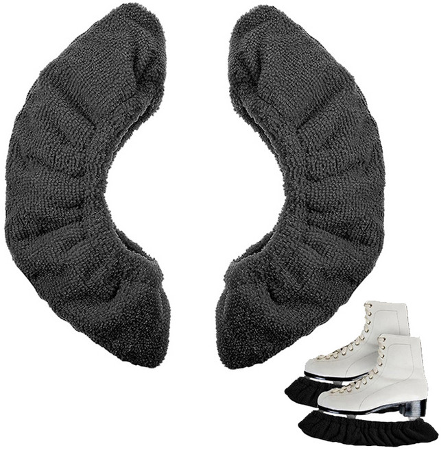 스케이트 소커 컬러 털날집 블레이드 커버 날집 띠 아대 방수 N-0013, 01.블랙, 1개