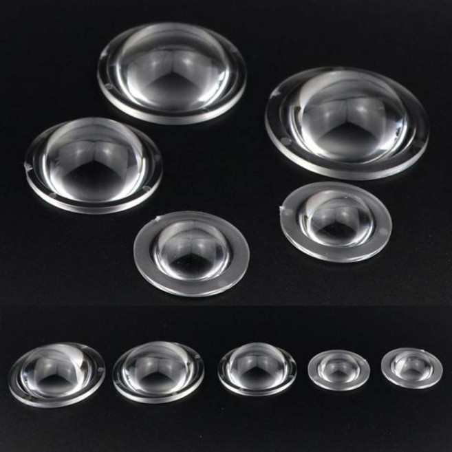 PMMA 평면 볼록 아크릴 초점 렌즈 줌 손전등용 자전거 헤드 램프 라이트 스포트라이트 10 15 18 20 23 25 28 29 30 32 33 35, 18x8.4mm