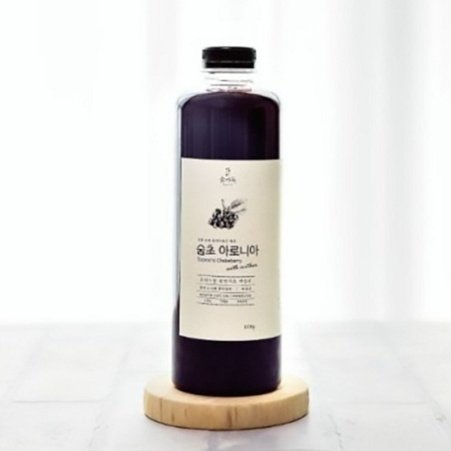 숨초 천연 발효 식초 아로니아 1000ml, 1L, 1, 1개
