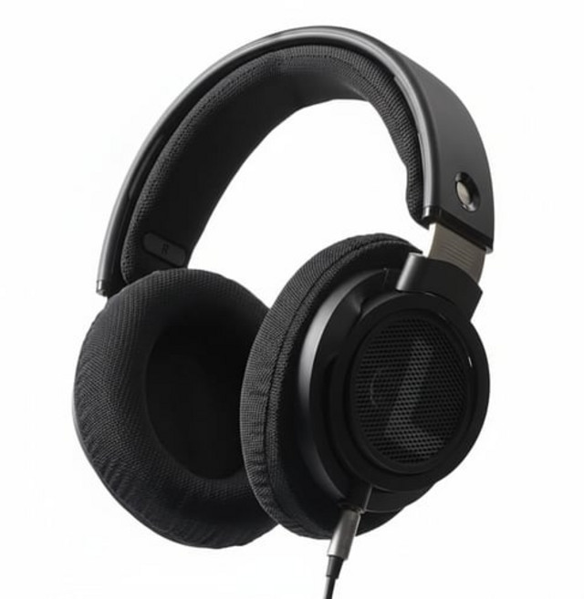 필립스 유선 헤드폰, PALE BLACK, Headphones/shp9500