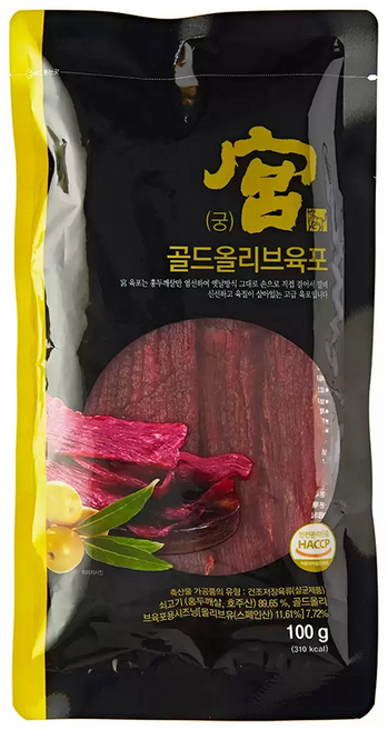 궁 우육포 골든올리브 100g, 1개