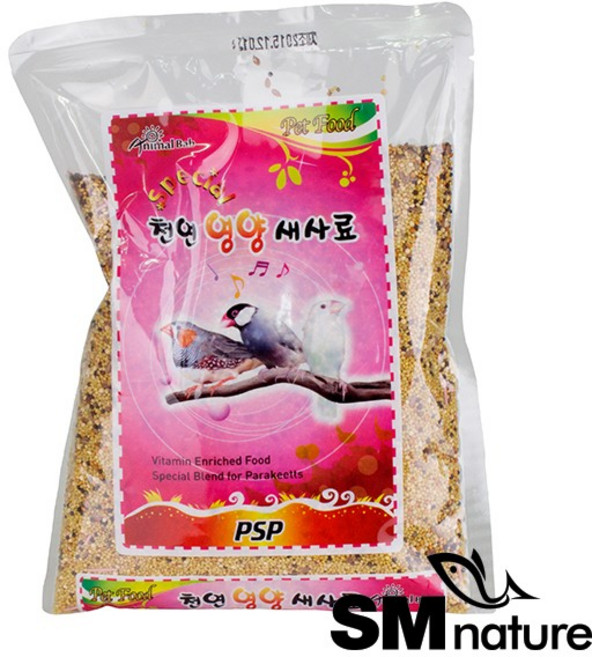 천연 영양 새사료, 1개, 600g