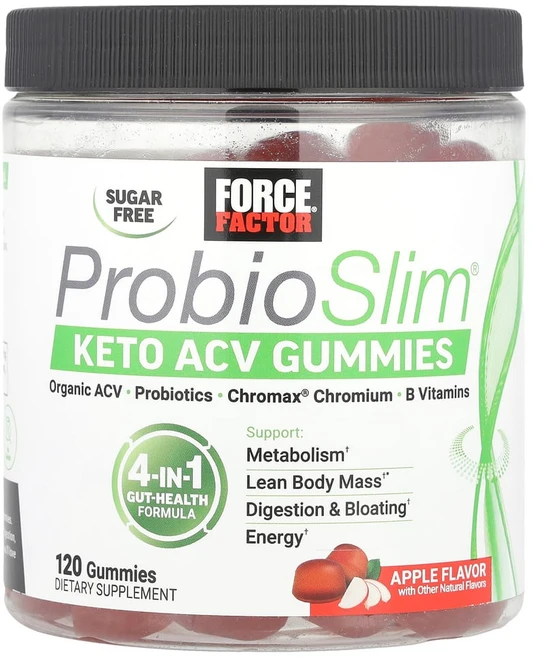 포스팩터 ProbioSlim 사과 식초 구미젤리 120개, 1개, 120회분 - 쿠팡