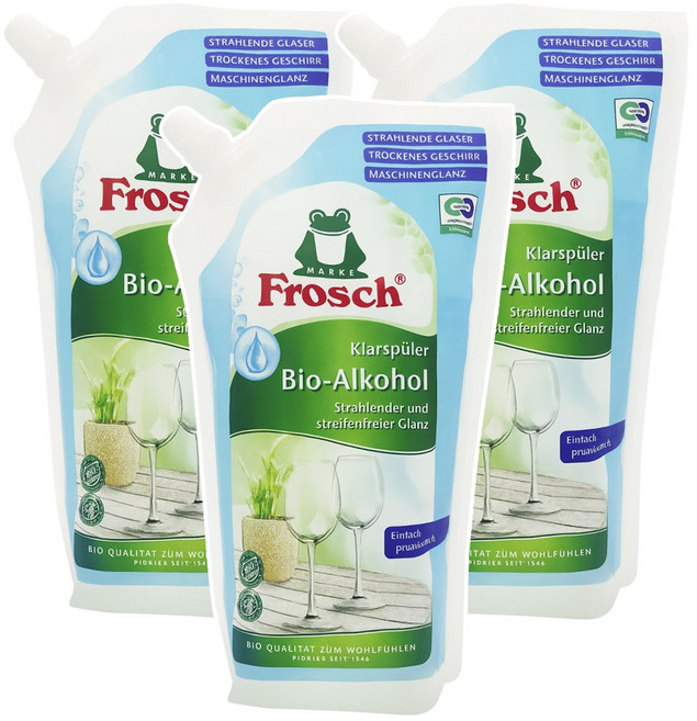 프로쉬 식기세척기 헹굼 보조용 린스 리필, 750ml, 3개