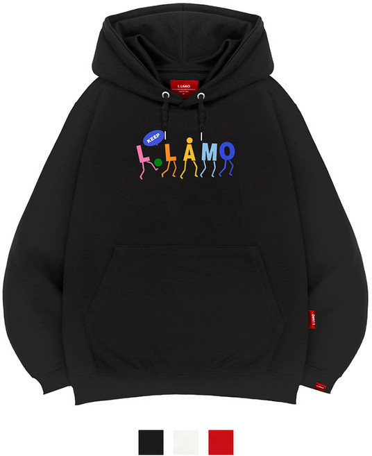 엘라모 3H 컬러라모 후드티