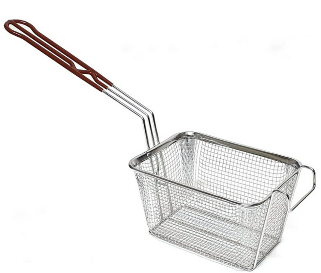 진성스타 가벼운 직사각 튀김 바스켓 / 소 (545mm) 린나이 호환, 1개