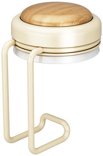 강력 흡착판 회전 자물쇠 다용도 걸이 책상 가방걸이 구멍 없는 책상 가방걸이, 1개, 원목황