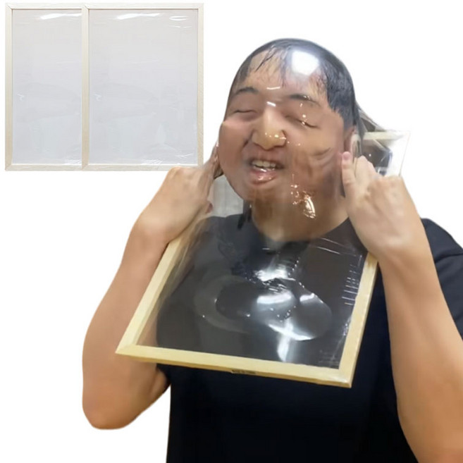 리빙준 얼굴 벌칙 랩 뚫기, 4개, 우드