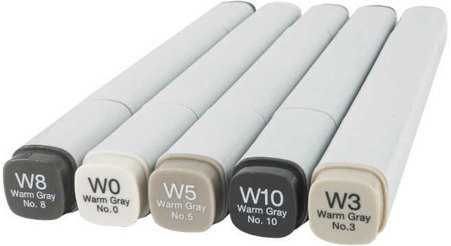COPIC CLASSIC 1代 方桿麥克筆, 1個, W4
