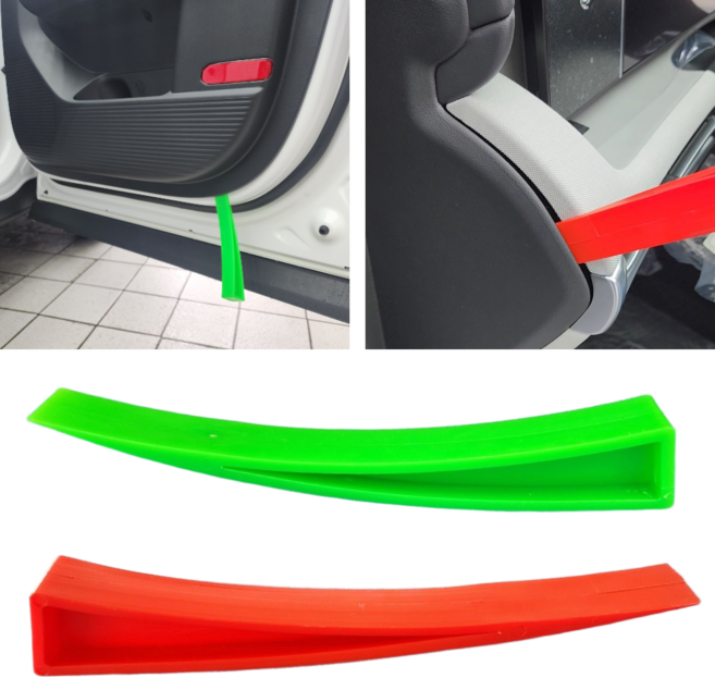 틈새 덴트 도어트림 헤라 내장제 탈거 만능리무버 쐐기 레드 그린, 1개