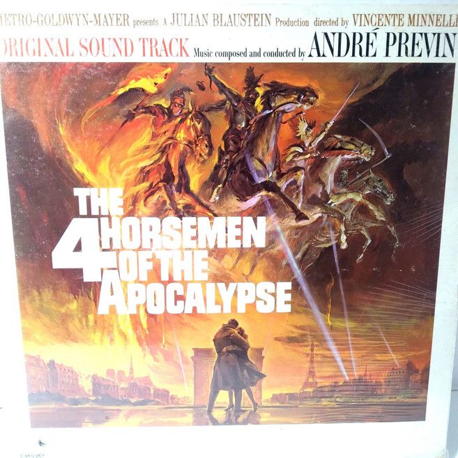 (수입 LP) Andre Previn 4 HORSEMEN OF THE APOCALYPSE 1962 Soundtrack Score SEALED LP Record, (수입 LP) Andre Previn 4 HORSEME