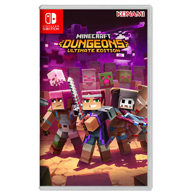 Nintendo Switch Minecraft Dungeons 終極版 中文版, 日文封面 中文版