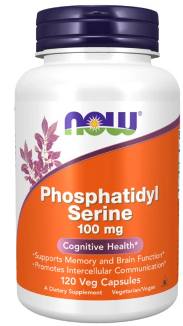 나우푸드 포스파티딜 세린 100mg 베지 캡슐 비건, 1개, 120정 - 쿠팡
