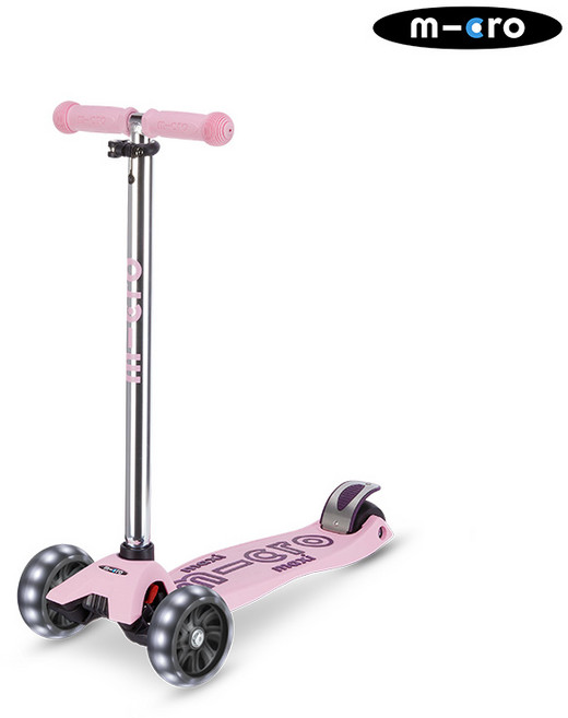 [N배송] 마이크로킥보드 맥시T 프로 디럭스 LED (색상선택), 로즈, 1개