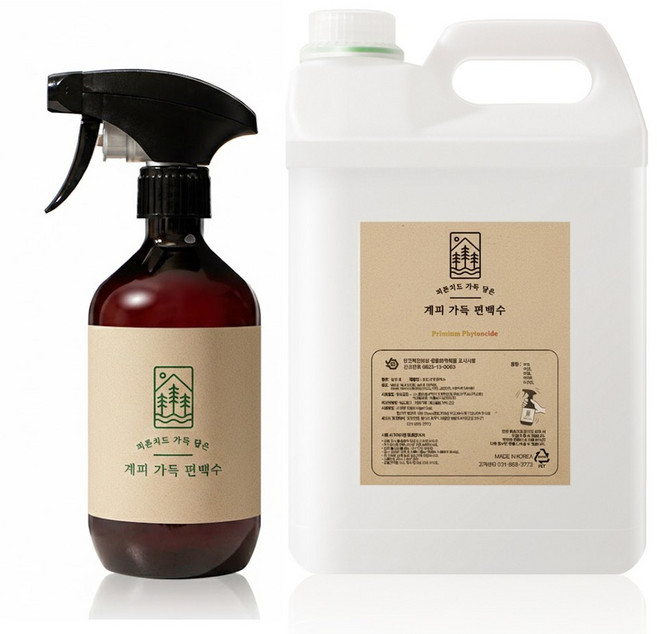 계피가득편백수 계피 시나몬 스프레이 피톤치드 편백수 계피원액, 1개, 5L