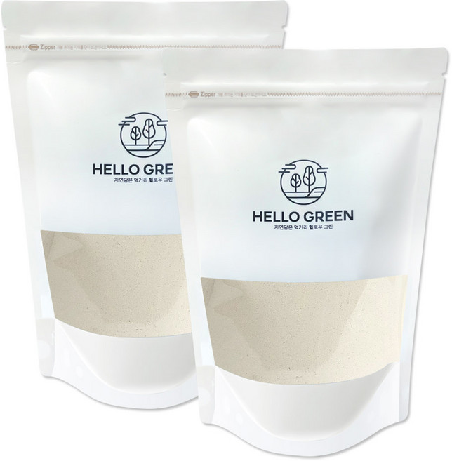 헬로우그린 국산 황기 분말 가루 (팩), 2개, 500g