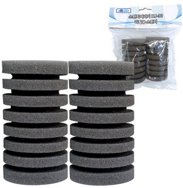 아마존 바이오 스펀지 여과기 HJ-30 리필용 스펀지, 단품, 1개