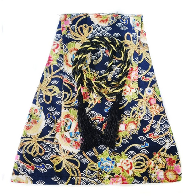 데일리쇼핑 자동차 사무라이 기어봉 커버 6가지 색상 기어노브 포인트 악세사리, 학(블루), 1개