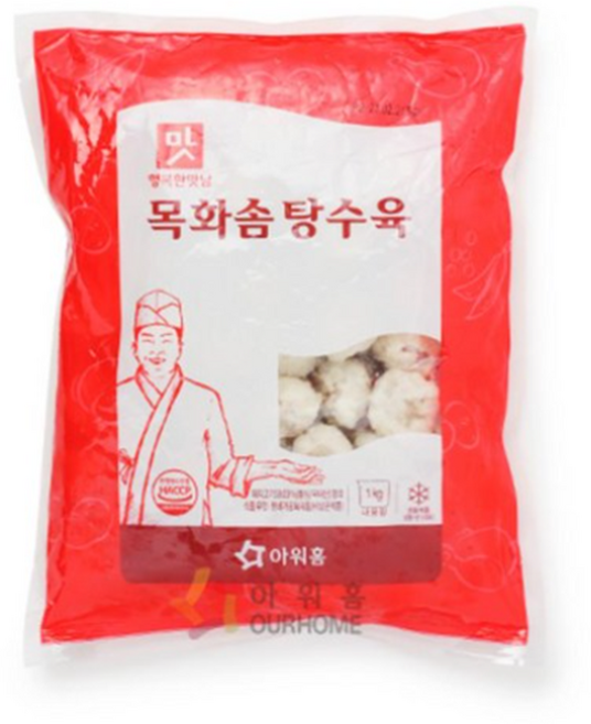 아워홈 행복한맛남 목화솜탕수육 하늘탕수육, 1개, 단품