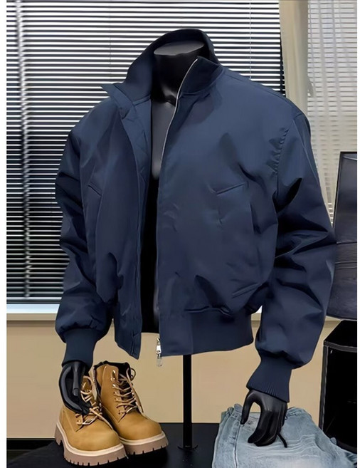 COSYEVNO 남자 봄가을 항공 점퍼 미국식 야구복